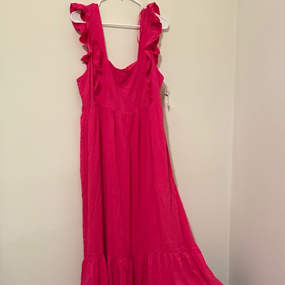 CeCe Vibrant XL BRIGHT ROSE DRESS NWT